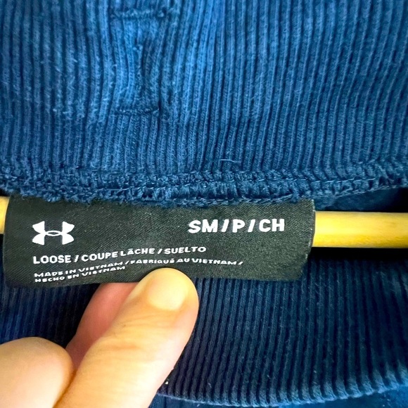 Under Armour Blue Joggers with Tapered Fit and Elastic Waistband - Picture 2 of 8